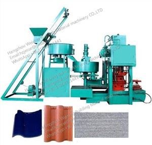 मॉडल स्वचालित कंक्रीट छत टाइल बनाने की मशीन